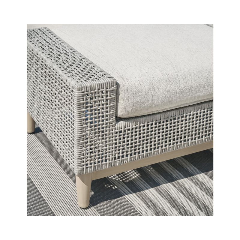 Seton Creek Outdoor Ottoman with Cushion