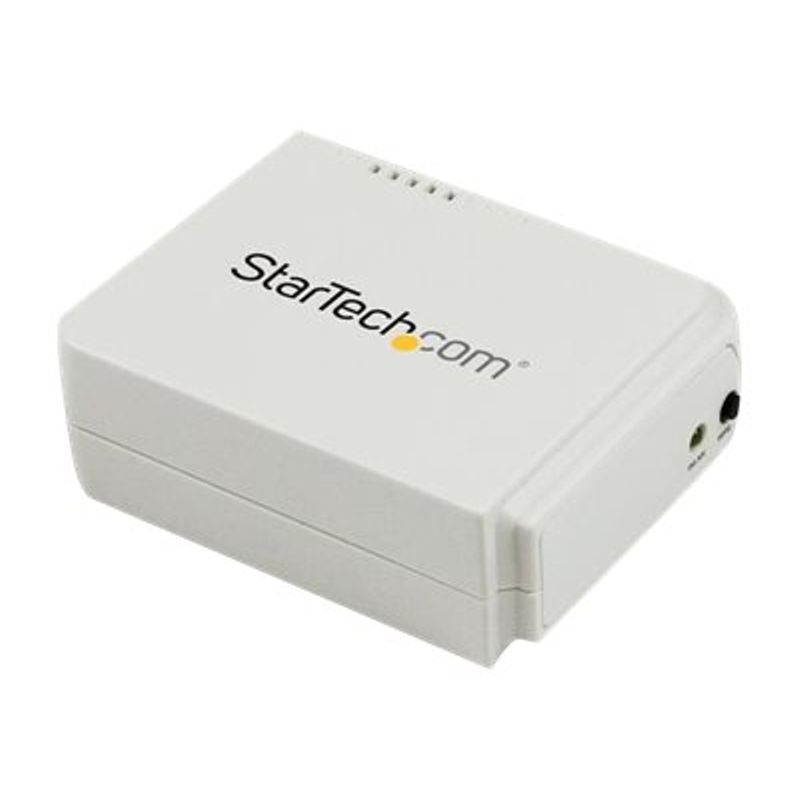 StarTech.com StarTech.com 1-Port Wireless N USB 2.0 Network Print Server - 10/100 Mbps Ethernet USB Printer Server Adapter - Windows 10 - 80