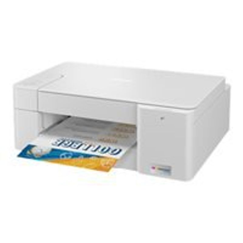 Brother - INKvestment Tank MFC-J1205W Wireless All-in-One Inkjet Printer with up to 1-Year of Ink In-box - White/Gray