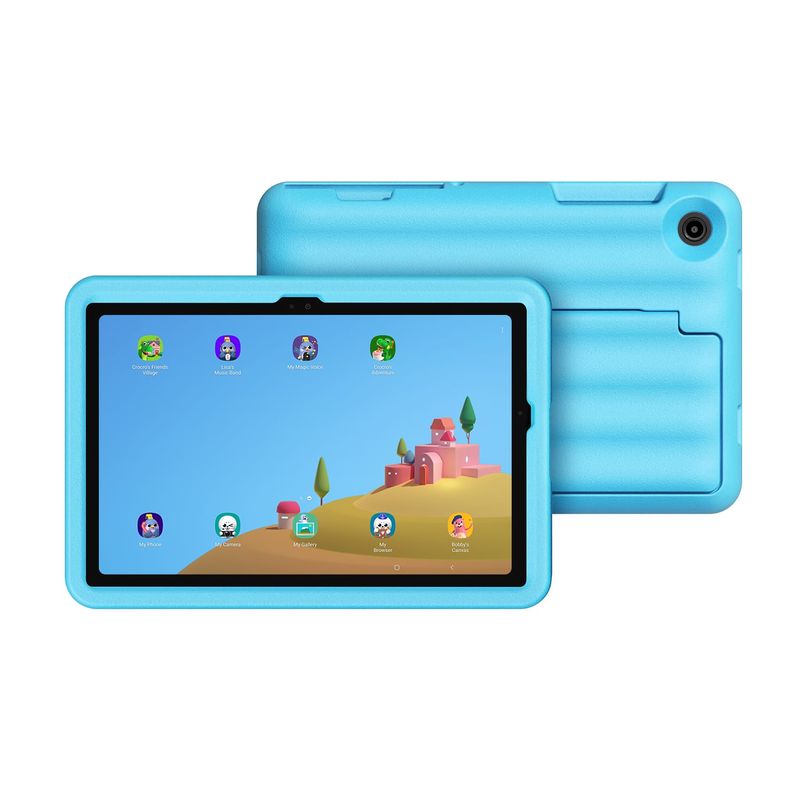 Samsung - Galaxy Tab A9+ Kids Edition 11 64GB with Puffy Cover - Wi-Fi - Blue