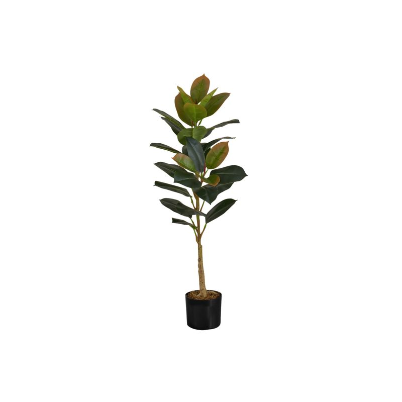 Artificial Plant - 40"H / Indoor Rubber Tree In A 5" Pot