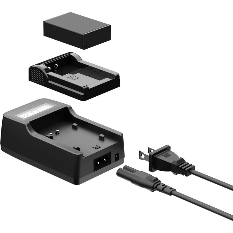 Digipower - Mirrorless Travel Charger For Sony Replacement Batteries NP-FZ100/FW50/FM500F - Black