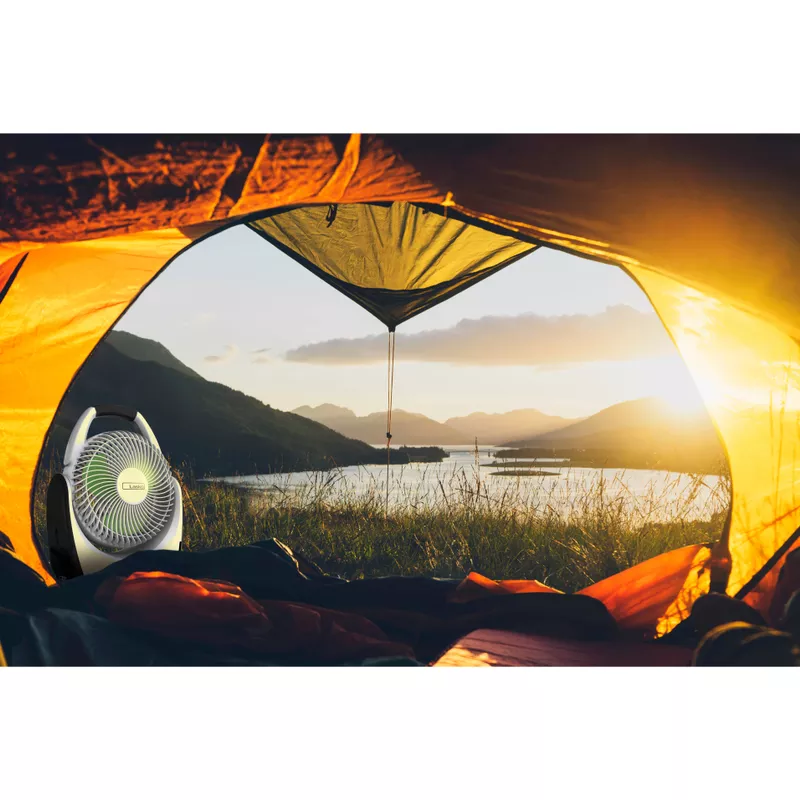 Lasko Products Outdoor Rechargeable Battery Fan