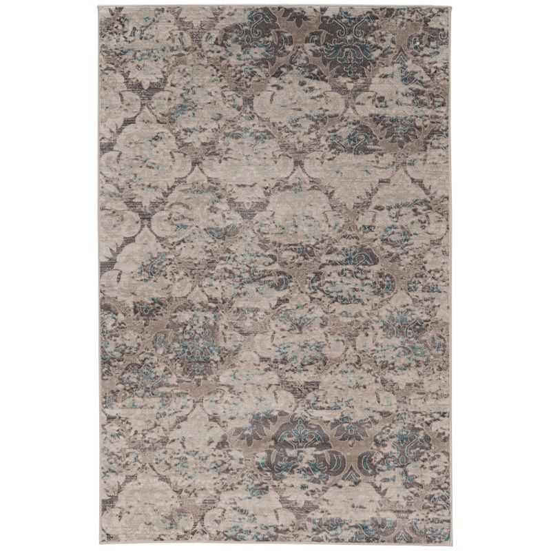 Vallen Gray And Charcoal 2X3 Area Rug