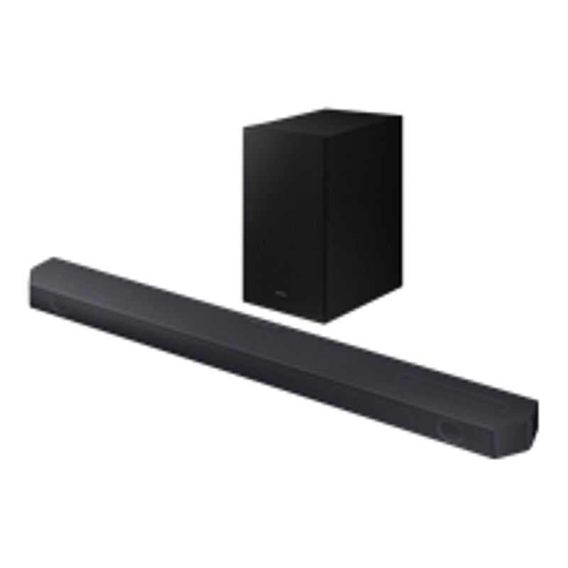 Samsung - HW-Q600C 3.1.2 Channel Q-series Soundbar with Wireless Subwoofer, Dolby Atmos and Q-Symphony - Titan Black