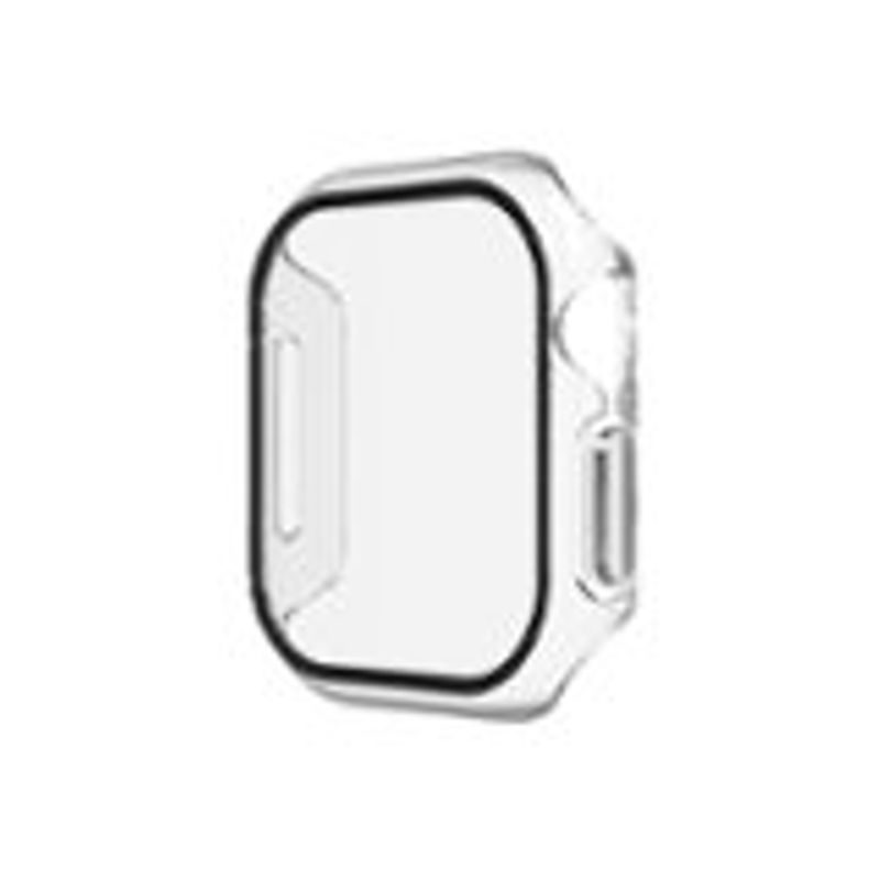 ZAGG - InvisibleShield Glass Elite 360 Integrated Bumper + Screen Protection for Apple Watch Series 10 Small - Clear