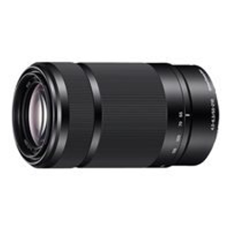 Sony - 55-210mm f/4.5-6.3 Telephoto Lens for Most Alpha E-Mount Cameras - Black