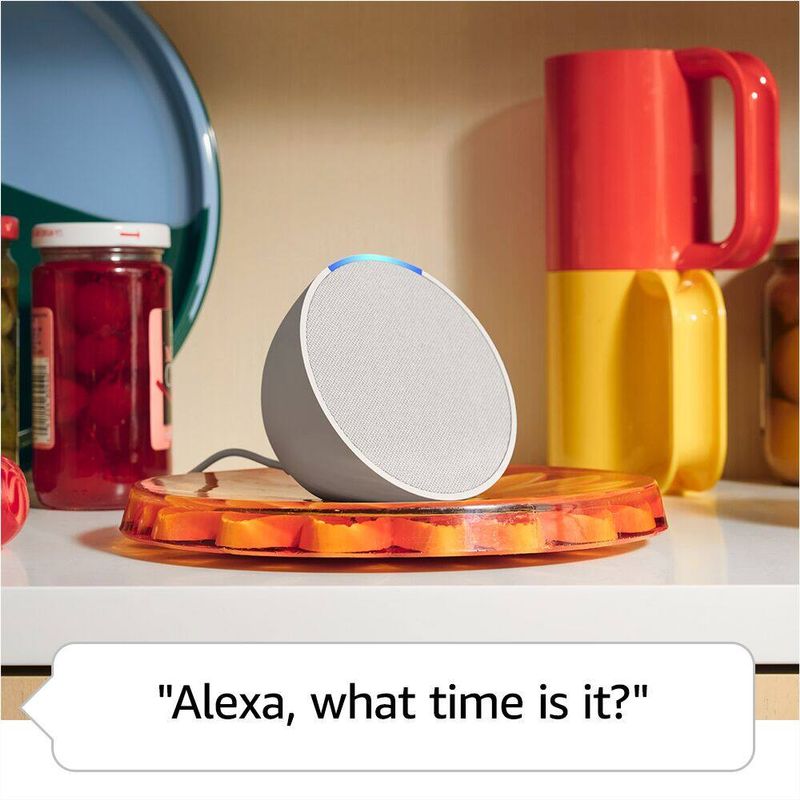 Amazon - Echo Pop (1st Generation) Smart Speaker with Alexa - Midnight Teal