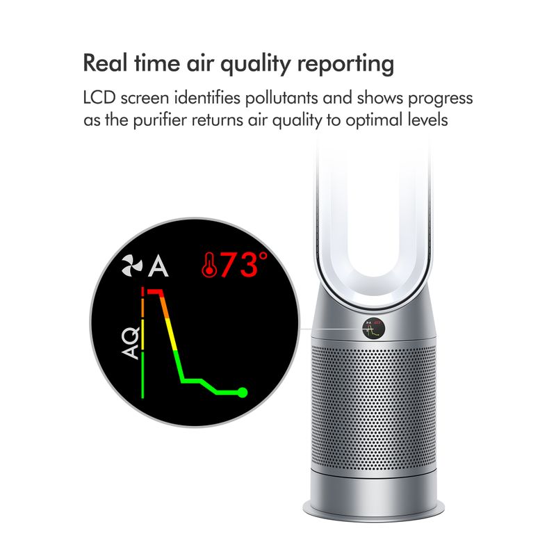 Dyson - HP07 Hot + Cool Purifying Fan White/Silver