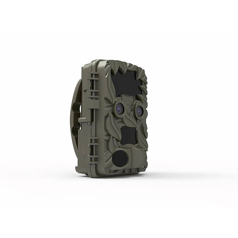 Rexing - Woodlens H6 Trail Camera with Dual Lens Night Vision Recording - Green