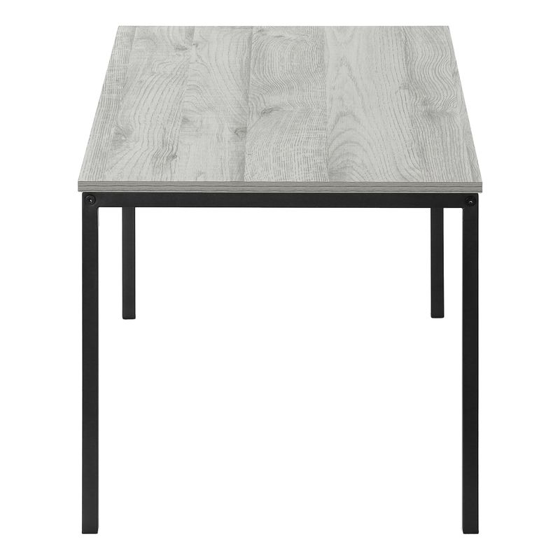 Coffee Table/ Accent/ Cocktail/ Rectangular/ Living Room/ 40"L/ Metal/ Laminate/ Grey/ Black/ Contemporary/ Modern