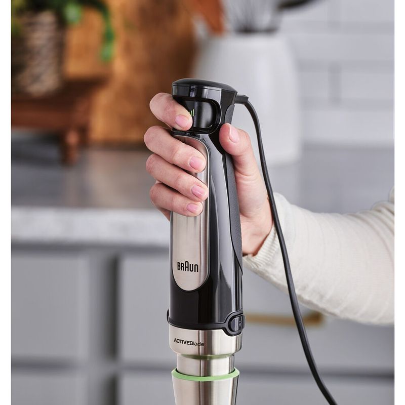 Braun - MultiQuick 7 Smart-Speed Hand Blender with 500 Watts of Power, Whisk, and 1.5-Cup Chopper