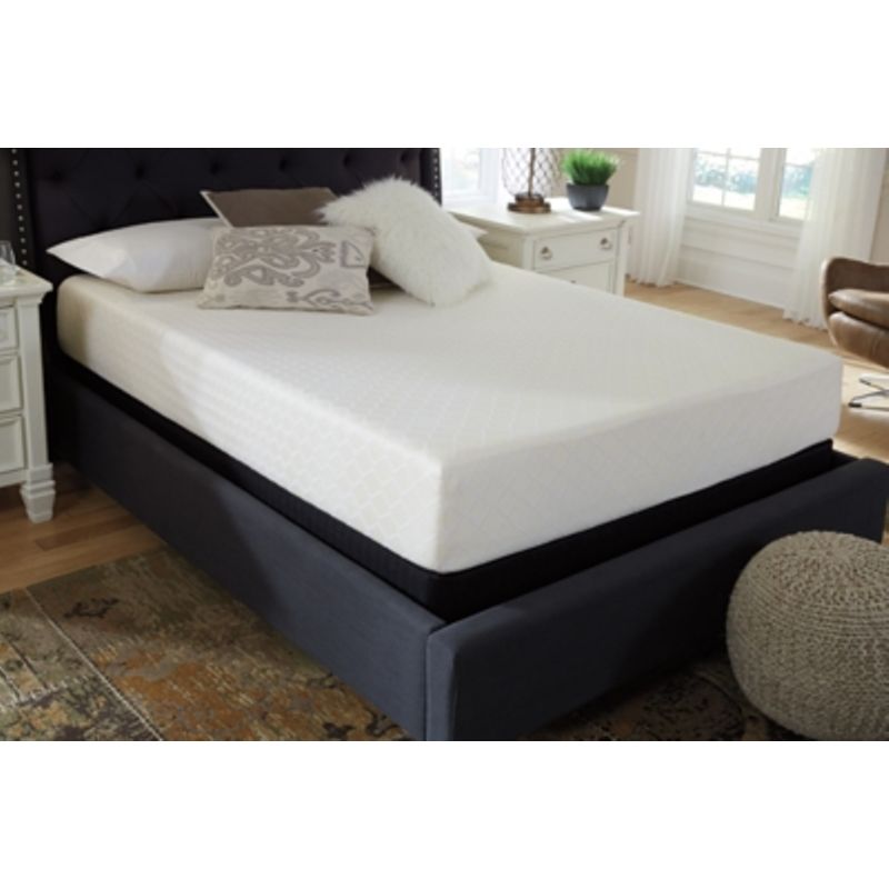 White 10 Inch Chime Memory Foam Full Mattress/ Bed-in-a-Box