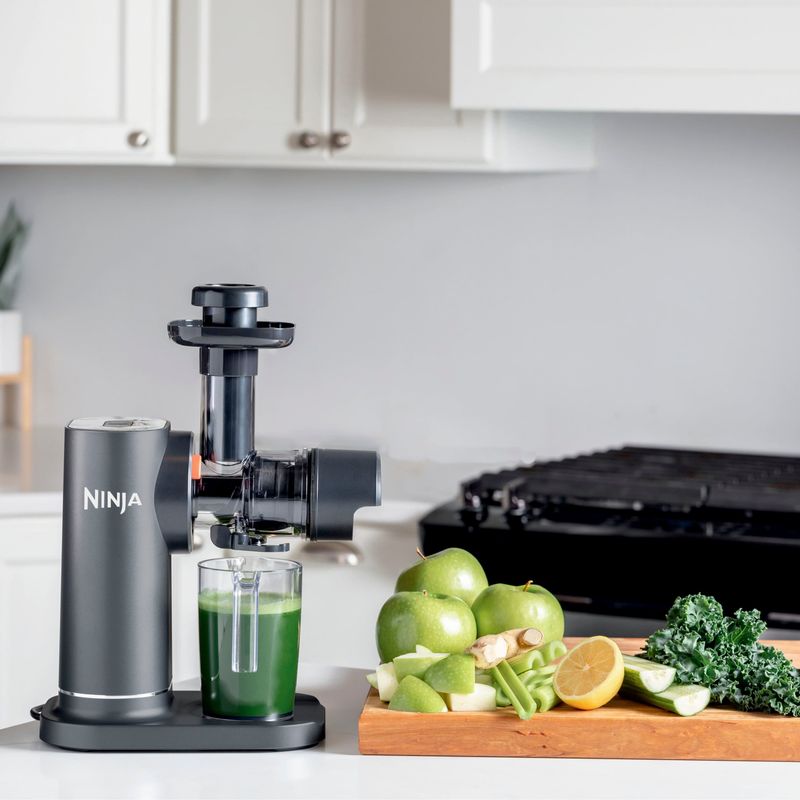 Ninja - NeverClog Cold Press Juicer - Charcoal