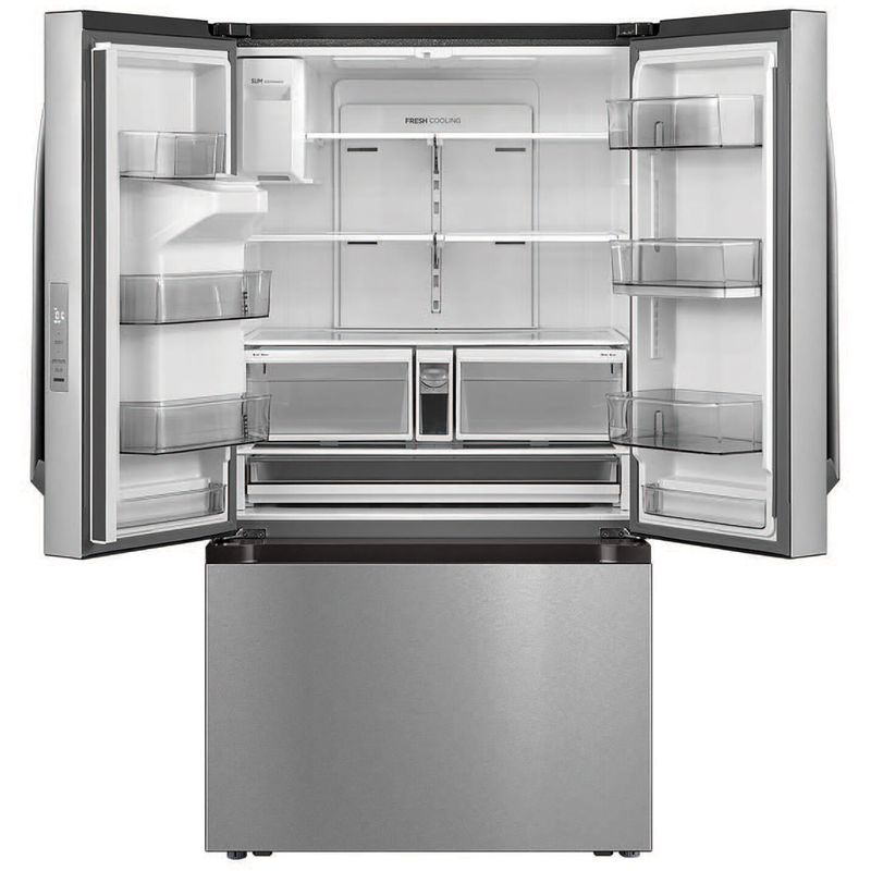 Midea - 29 CF French Door, Ice and Water Dispenser, Standard Depth