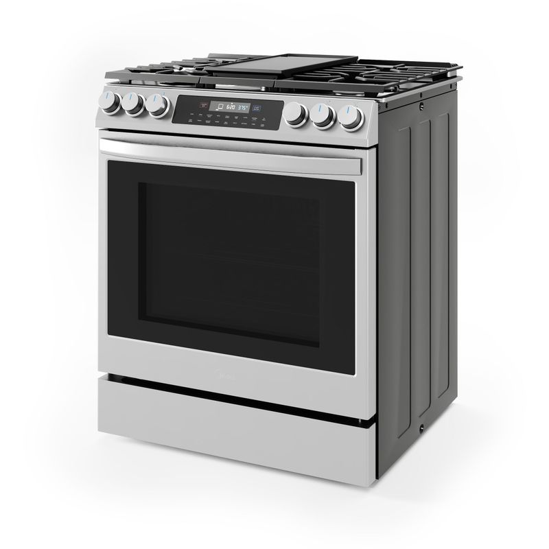 Rent to own Midea 30In SlideIn Gas Range with WiFi Connectivity