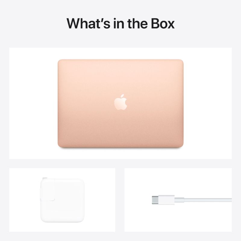 MacBook Air 13.3" Laptop Apple M1 chip 8GB Memory 256GB SSD (Latest Model) Gold (Pink Sleeve Bundle)