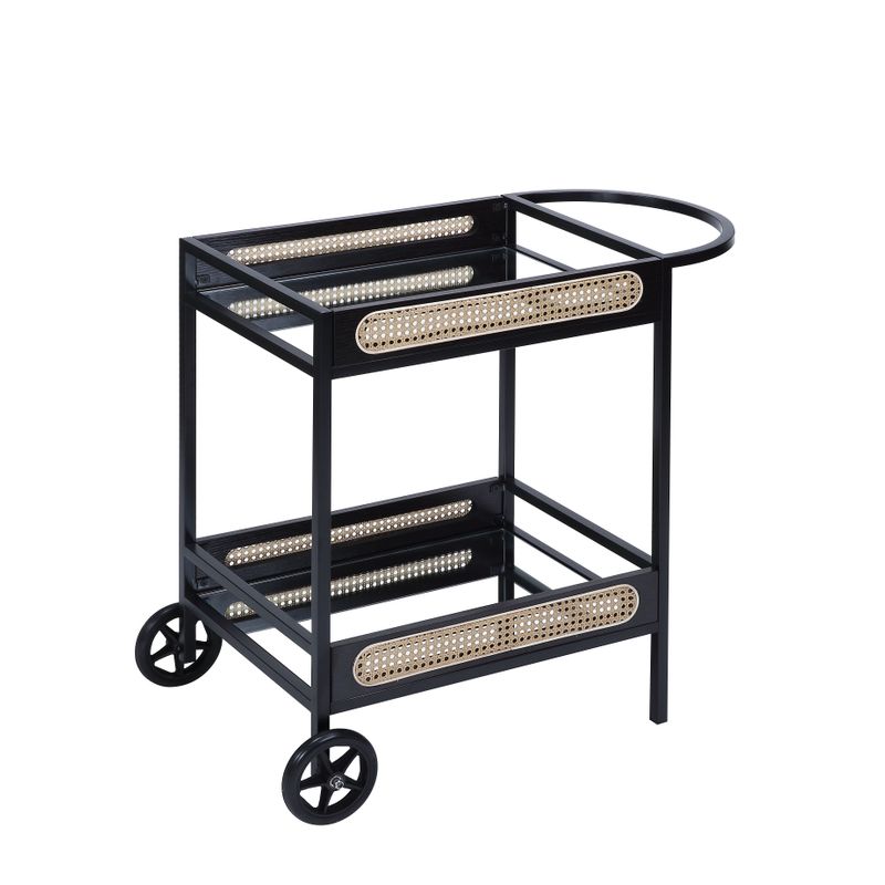 ACME Colson Serving Cart, Black Finish