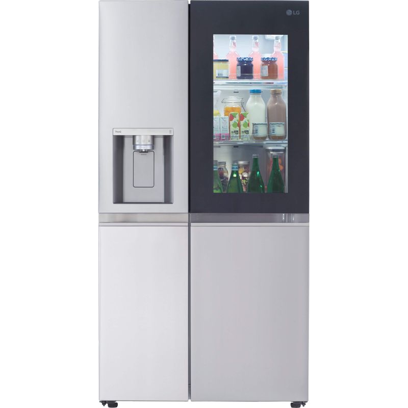 LG - 27 Cu. Ft. Side-by-Side Smart Refrigerator with Craft Ice - Stainless Steel