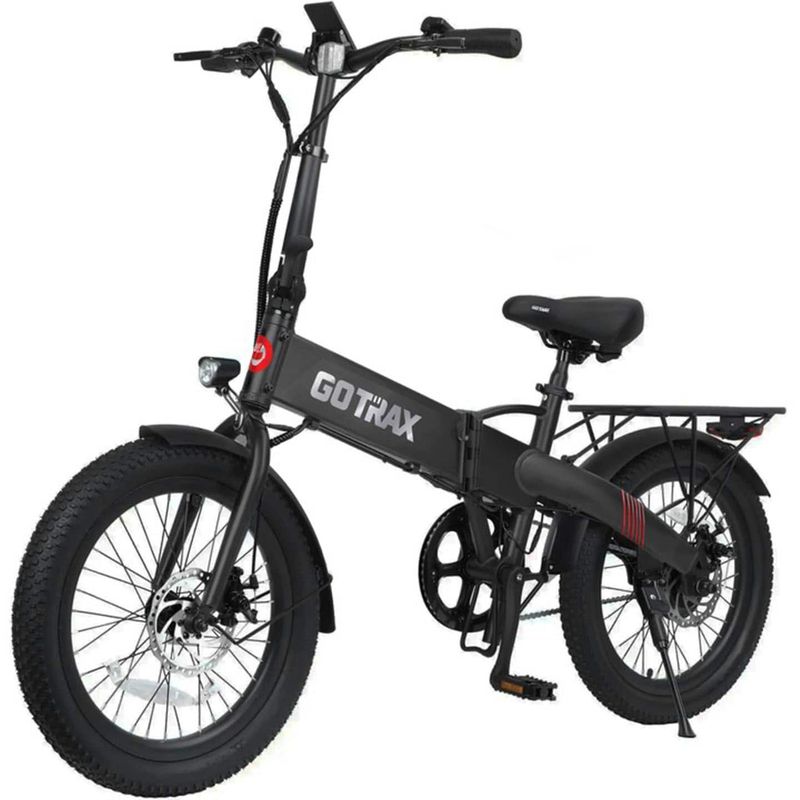 GoTrax - Z4 LITE Folding eBike w/ 25 mile Max Operating Range and 20 MPH Max Speed - Black