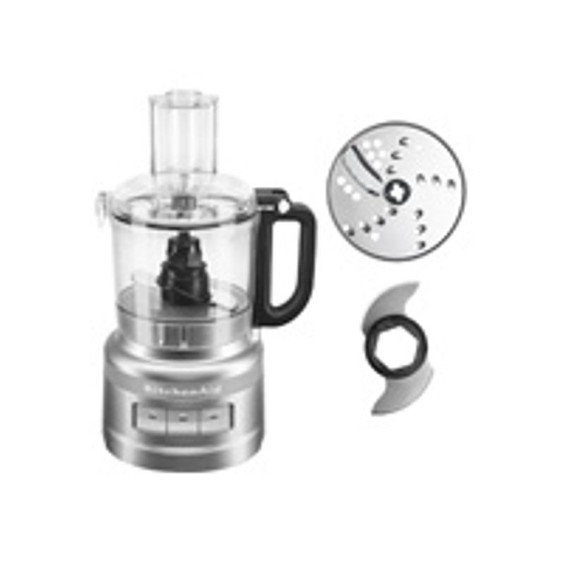 KitchenAid - 7 Cup Food Processor - Contour Silver