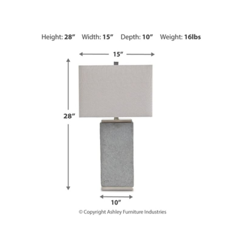 Grain Amergin Poly Table Lamp (2/CN)