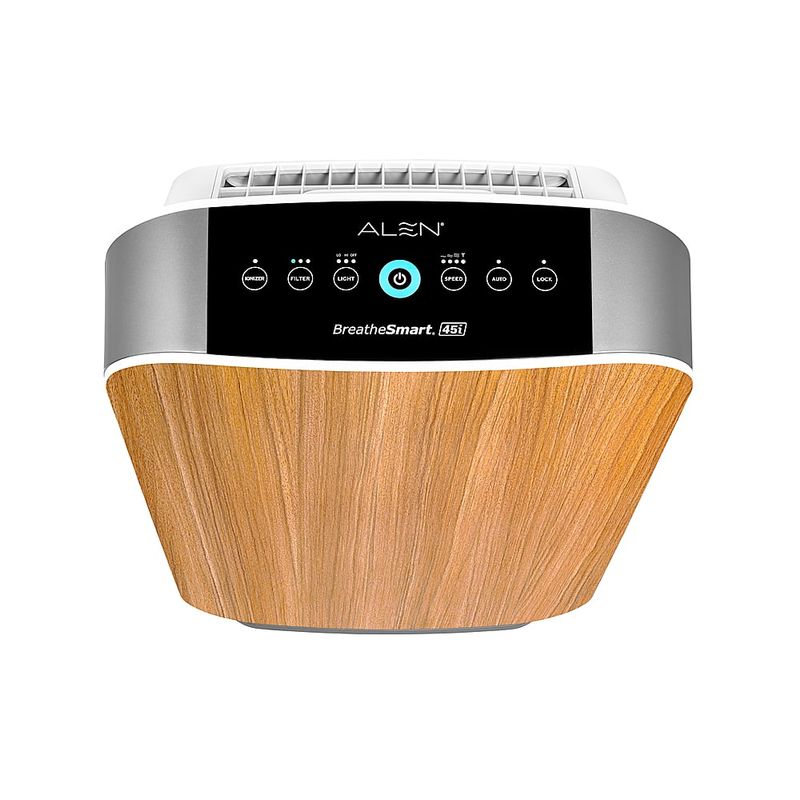 Alen - BreatheSmart 45i 800 SqFt Air Purifier with Pure HEPA Filter for Allergens, Dust & Mold - Oak