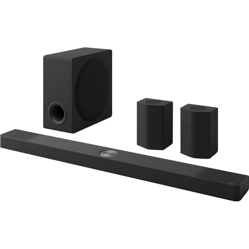 LG - 9.1.5-Channel S95TR Soundbar with Wireless Subwoofer and Rear Speakers, Dolby Atmos and WOW Orchestra - Black