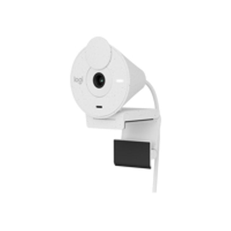 Logitech Brio 300 Full HD Webcam with Privacy Shutter Off-white - webcam