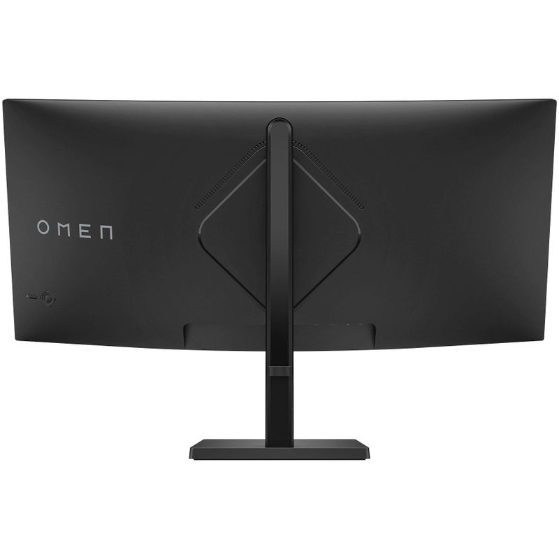 HP OMEN - 34" VA LED Curved QHD 165Hz FreeSync Gaming Monitor with HDR (DisplayPort, HDMI, Audio Jack) - Black