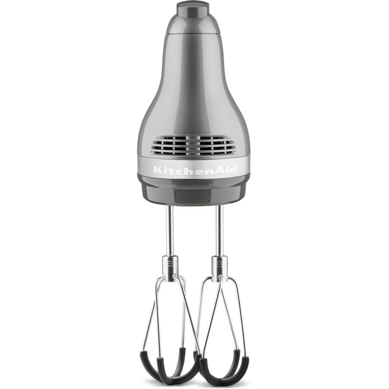 KitchenAid 6-Speed Hand Mixer with Flex Edge Beaters in Contour Silver