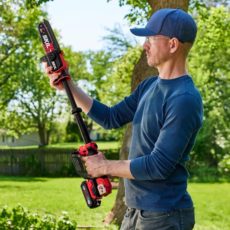 Skil - 20V 6" Pruning Saw Telescopic with 2.0Ah - red/black