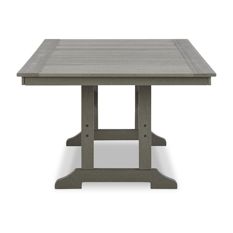 Visola Rectangular Dining Table w/Umbrella Option