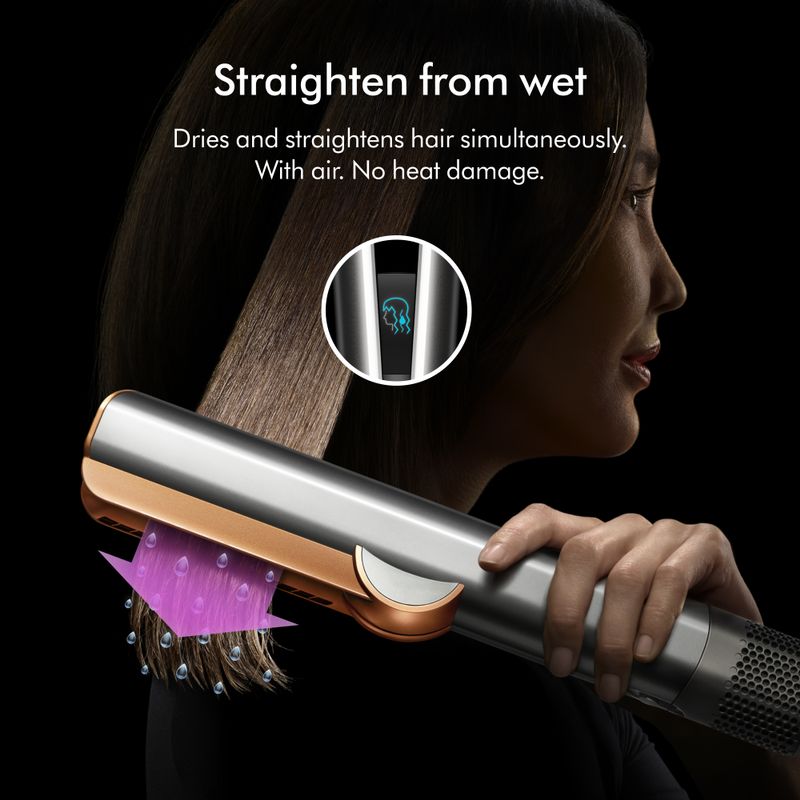 Dyson - Airstrait Straightener Nickel/Copper