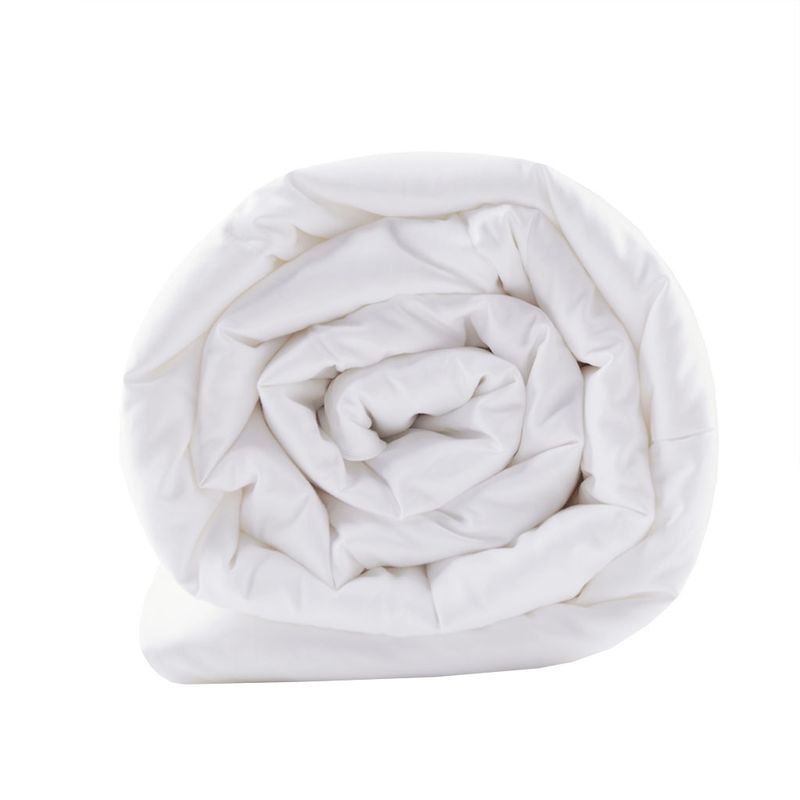 White Year Round Warmth Cotton Down Alternative Featherless Comforter King