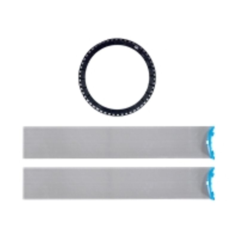 Sonance - SMALL ROUND FLEX BRACKET - Visual Performance 4.5" Round Flex Bracket for Select Speakers (10-Pack) - Black