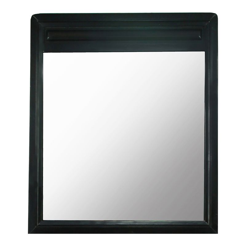 Transitional Mirror in Espresso