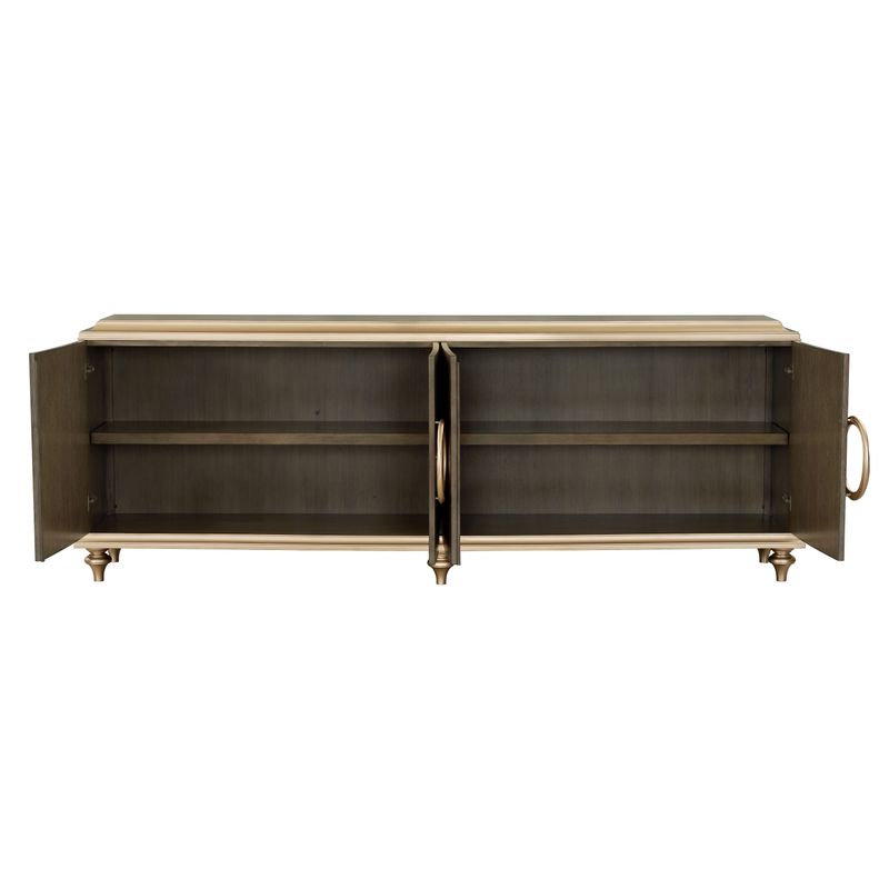 ACME Direct Only Console Cabinet, Brown Finish