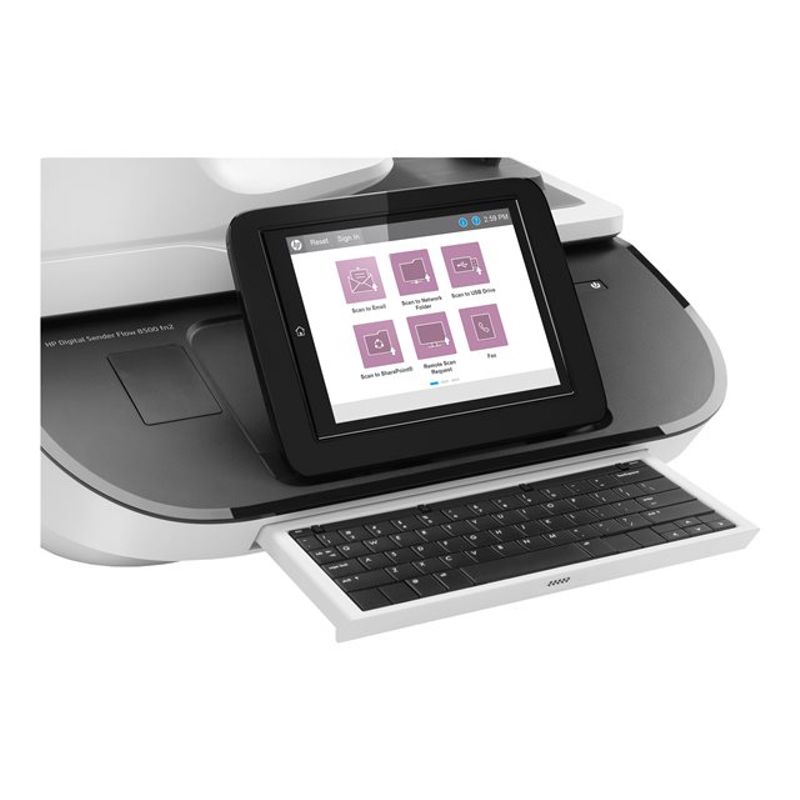 HP Digital Sender Flow 8500fn2 - document scanner - desktop - USB 2.0 Gigabit LAN USB 2.0 (Host)