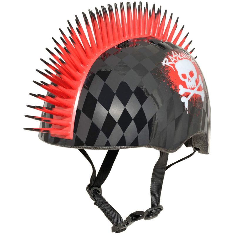 Raskullz - Skull Hawk Helmet for Bike and Scooter - Toddler - Red