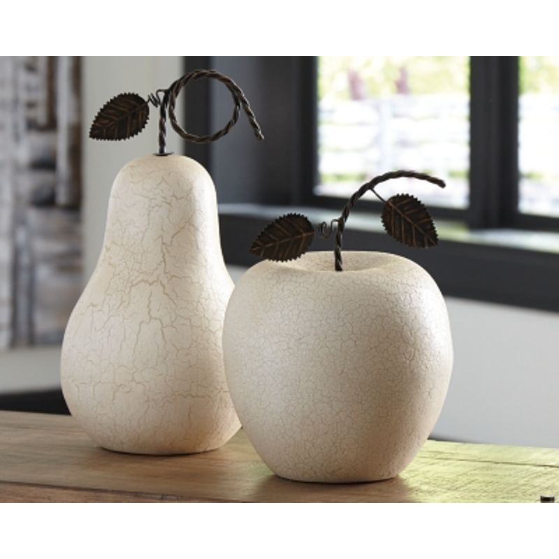 Antique White Bidelia Sculpture Set (2/CN)