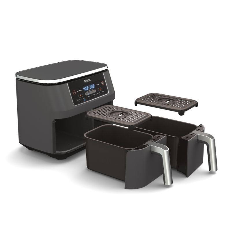 Ninja - Foodi 6-in-1 8qt Two Basket Air Fryer w/ DualZone Technology