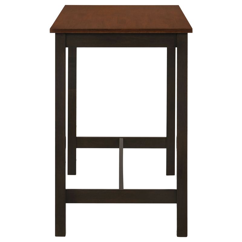 Connie 4-piece Counter Height Set Chestnut and Dark Brown