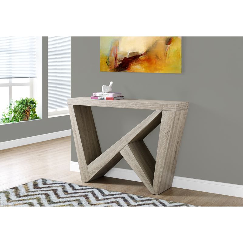 Accent Table/ Console/ Entryway/ Narrow/ Sofa/ Living Room/ Bedroom/ Laminate/ Brown/ Contemporary/ Modern