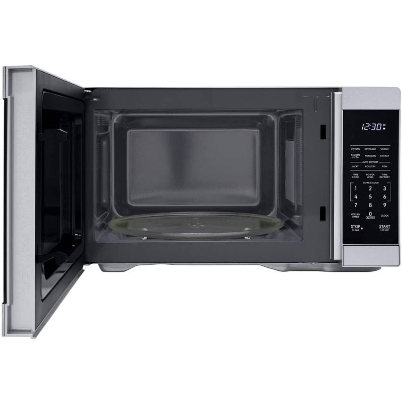 Sharp - 1.1 cu. ft. 1000W Countertop Microwave - Stainless - Stainless Steel