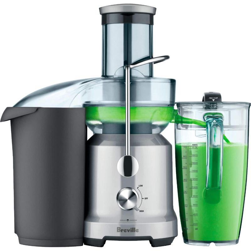 Breville - Juice Fountain Cold Electric Juicer - Silver