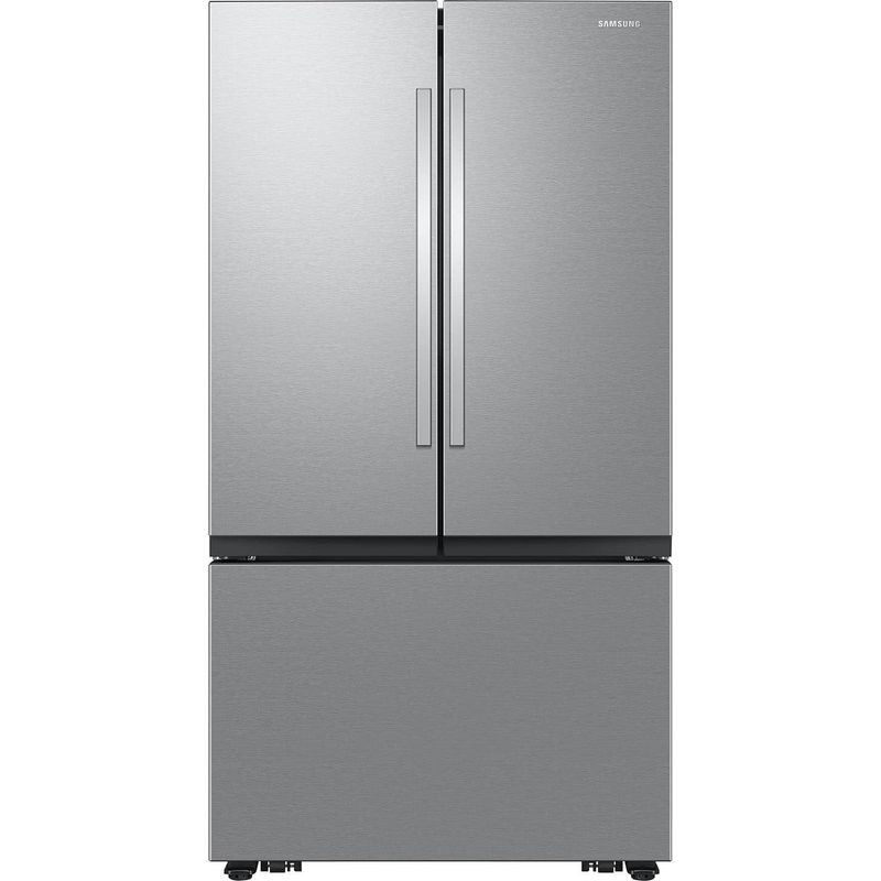 Samsung - 32 cu. ft. 3-Door French Door Smart Refrigerator with Dual Auto Ice Maker - Stainless Steel