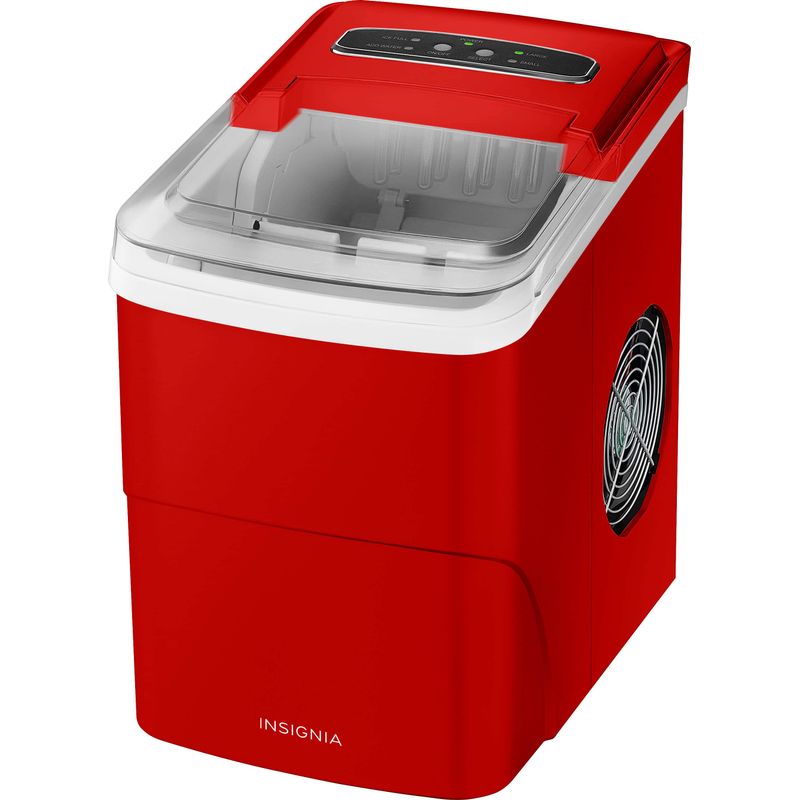 Insignia&trade; - Portable Ice Maker with Auto Shut-Off - Red