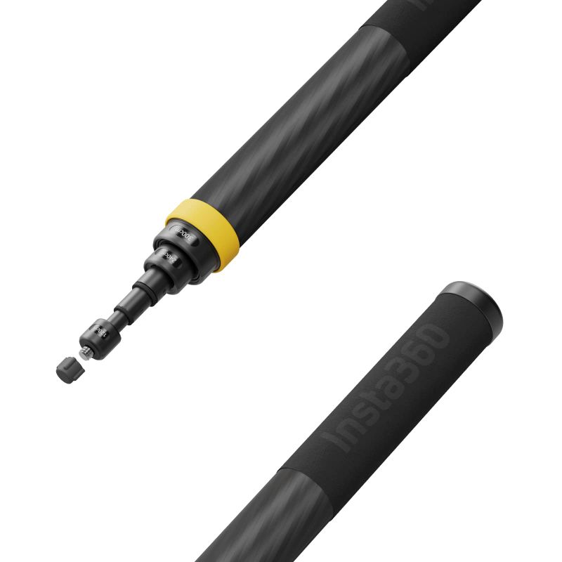 Insta360 - Extended Edition Selfie Stick - Black