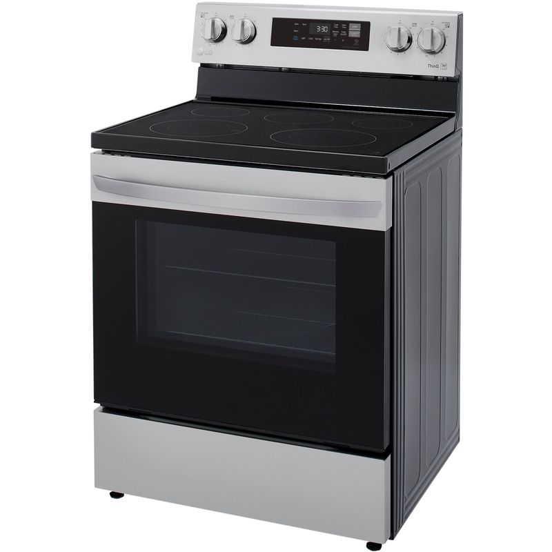 LG 6.3-Cu. Ft. Electric Smart Range with EasyClean, Stainless Steel